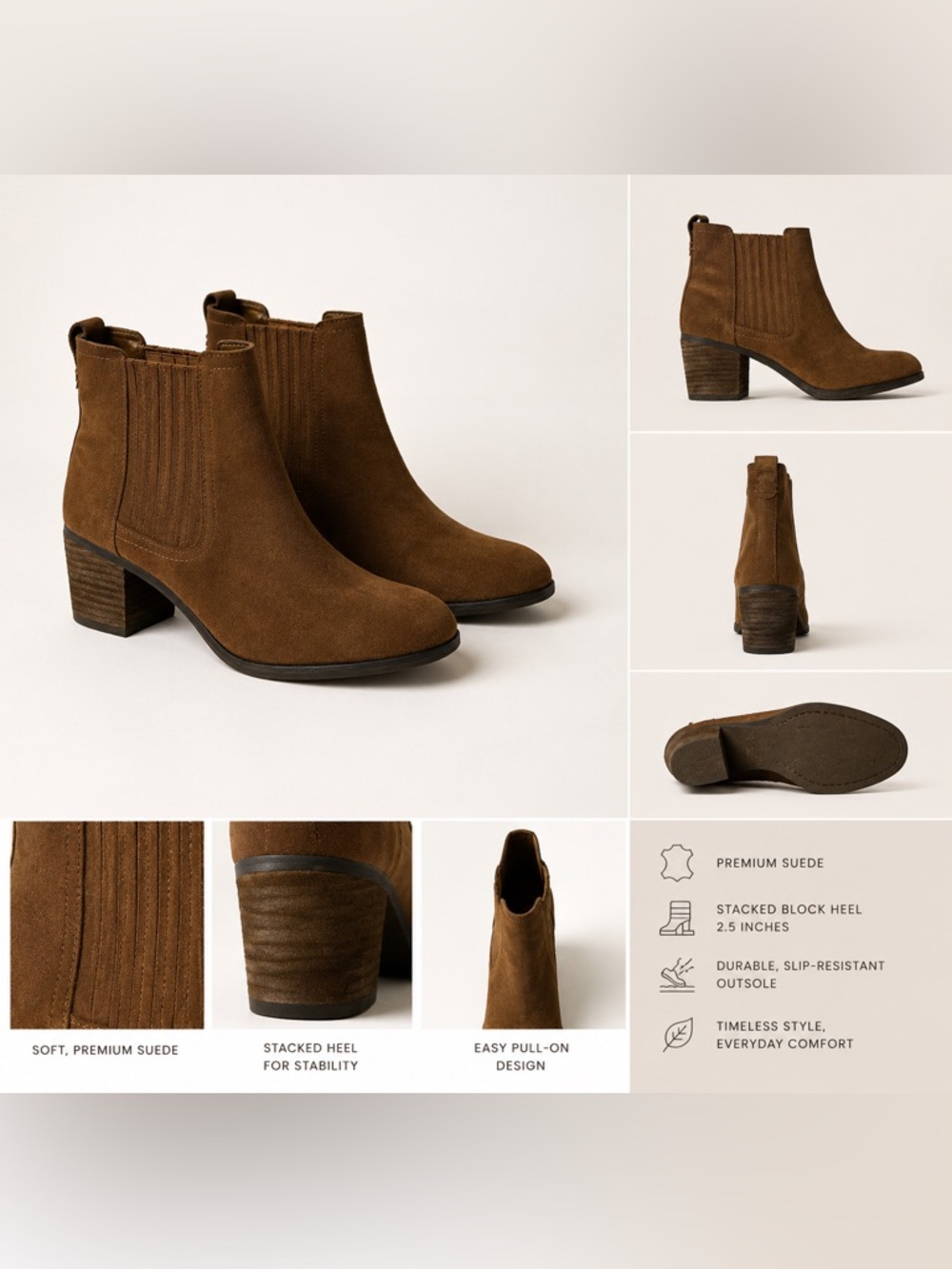 Sam Edelman Brown Ankle Boots